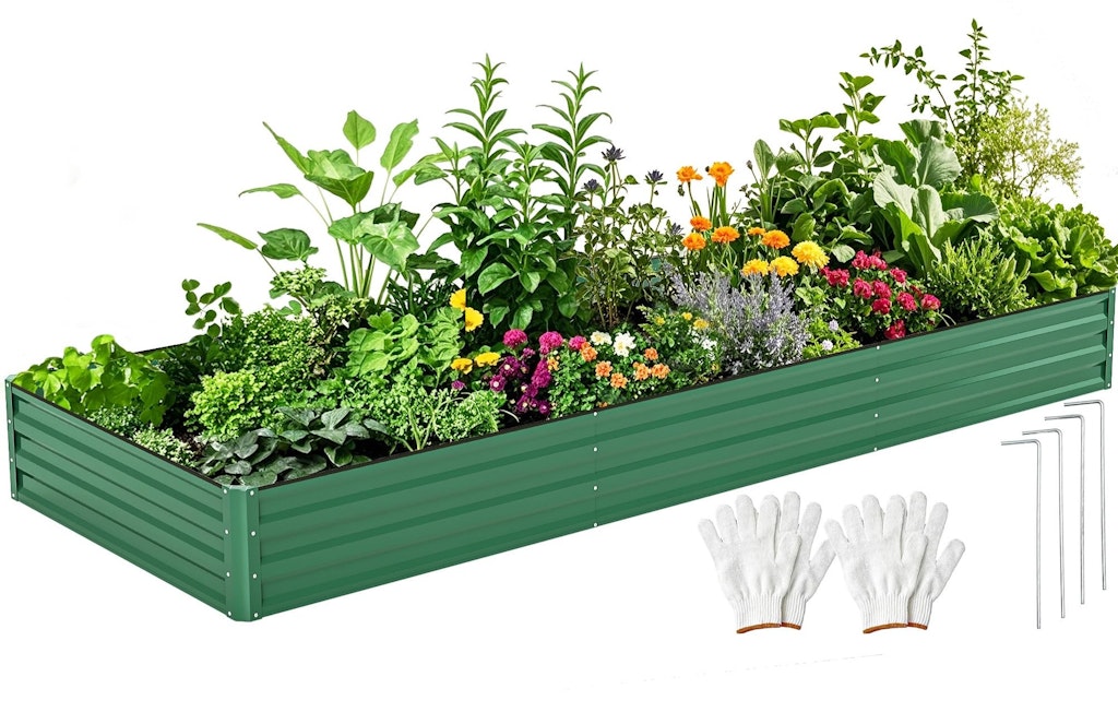 DWVO 12x4x1-Foot Raised Garden Bed Kit: $37 DWVO 12x4x1-Foot Raised Garden Bed Kit: $37