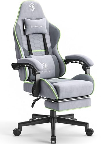 Dowinx Gaming Chair with Pocket Spring Cushion and Footrest: $97.49 Dowinx Gaming Chair with Pocket Spring Cushion and Footrest: $97.49