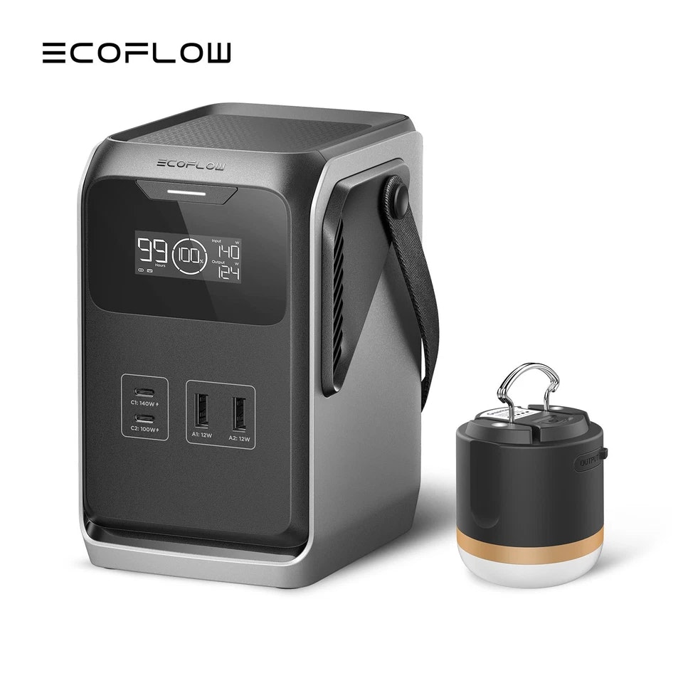 EcoFlow Trail 200 DC 192Wh Portable Power Station w/ Camping Lamp: $129