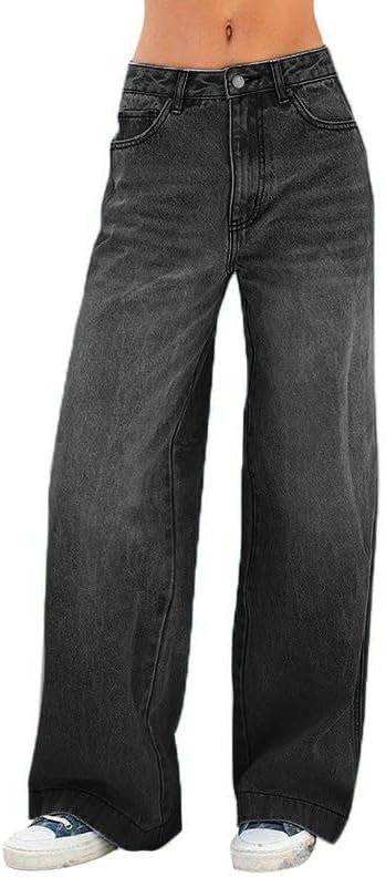 Emmiol Women's Mid-Waist Wide Leg Jeans: From $32 Emmiol Women's Mid-Waist Wide Leg Jeans: From $32
