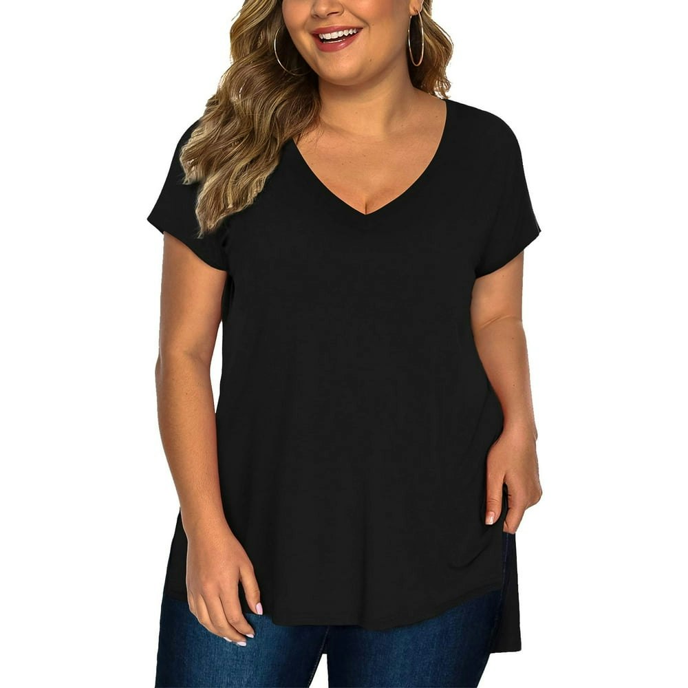 Fancyglim Women's Plus Size Short Sleeve Top: $13.37 Fancyglim Women's Plus Size Short Sleeve Top: $13.37