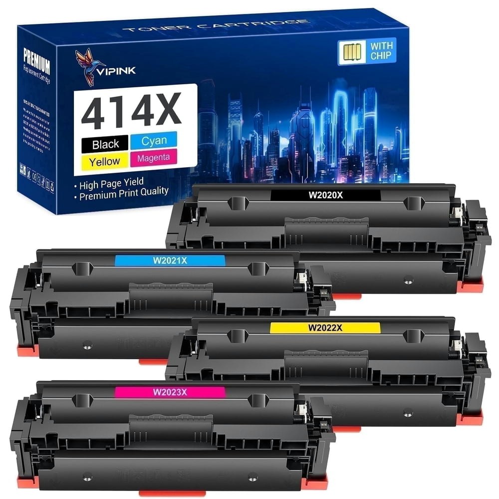 414X 414A Toner Cartridge 4-Pack: $54.42 414X 414A Toner Cartridge 4-Pack: $54.42
