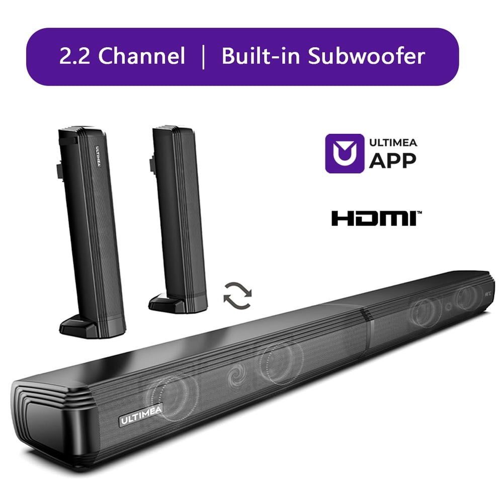 Ultimea 2.2ch Sound Bar: $59.99 Ultimea 2.2ch Sound Bar: $59.99
