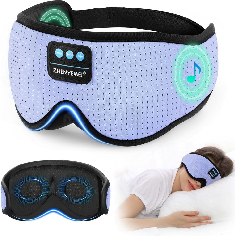 Musicozy White Noise Sleep Mask Headphones: $26.99