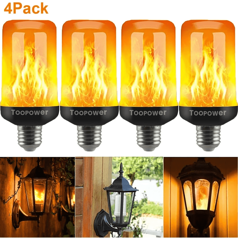 Toopower LED Flame Effect Light Bulbs 4-Pack: $16.14 Toopower LED Flame Effect Light Bulbs 4-Pack: $16.14
