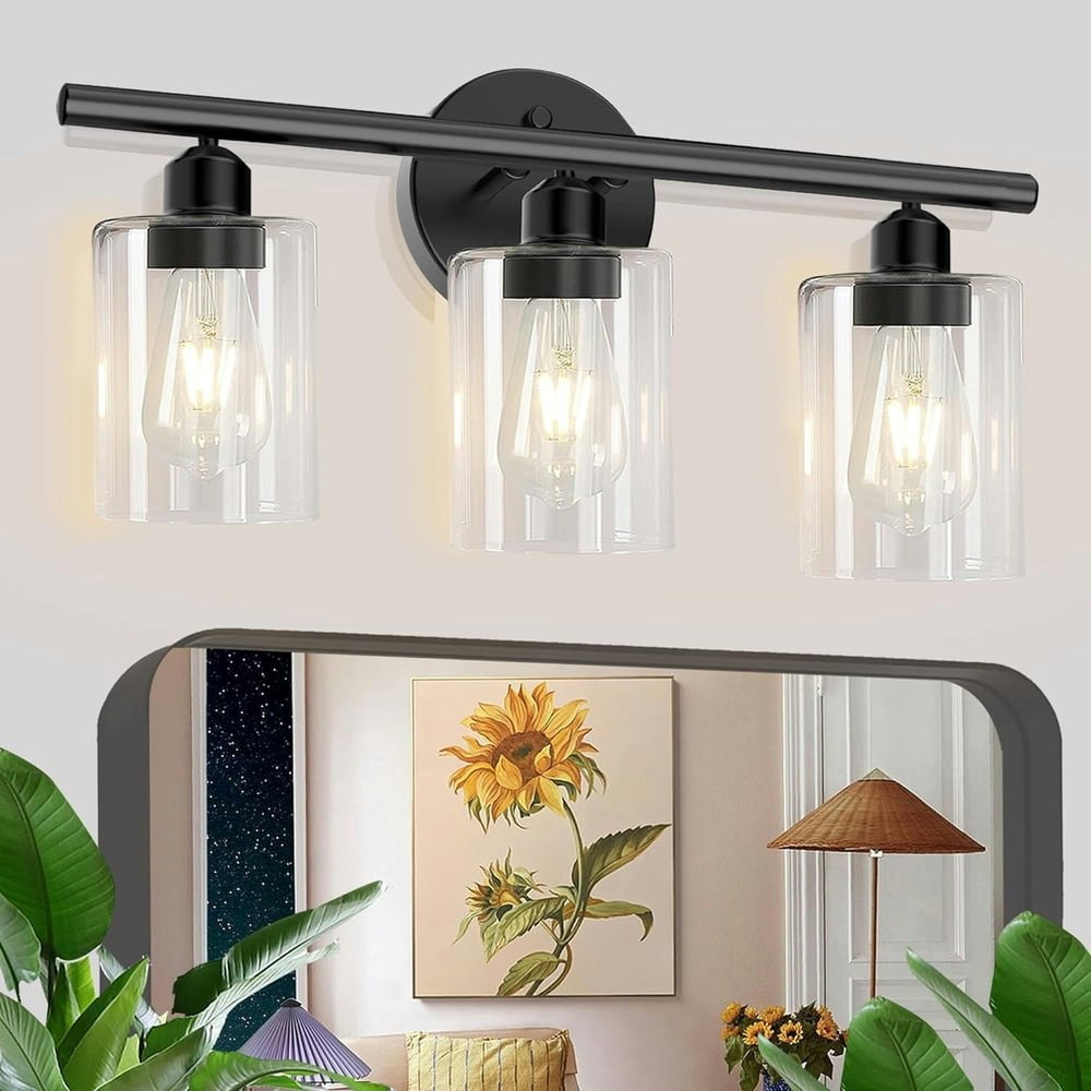 Cshidworld 3-Light Dimmable Vanity Light: $32.39