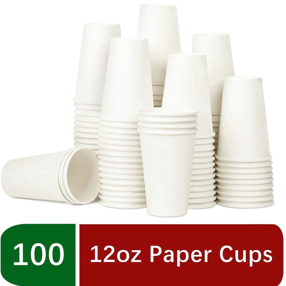 Treamon 12-oz Disposable Paper Hot Cups 100-Pack: $14.99 Treamon 12-oz Disposable Paper Hot Cups 100-Pack: $14.99