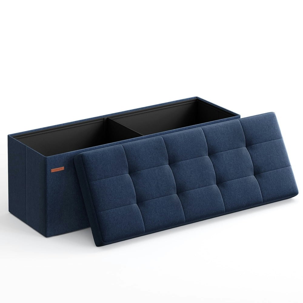 Songmics 43-Inch Folding Storage Ottoman Bench: $49.99 Songmics 43-Inch Folding Storage Ottoman Bench: $49.99
