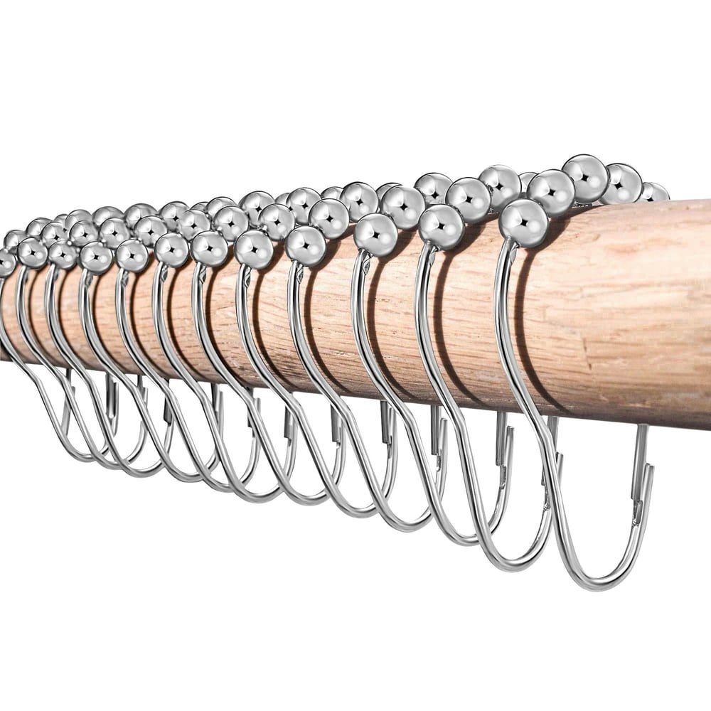 Liba Shower Curtain Rings 12-Pack: $6.89