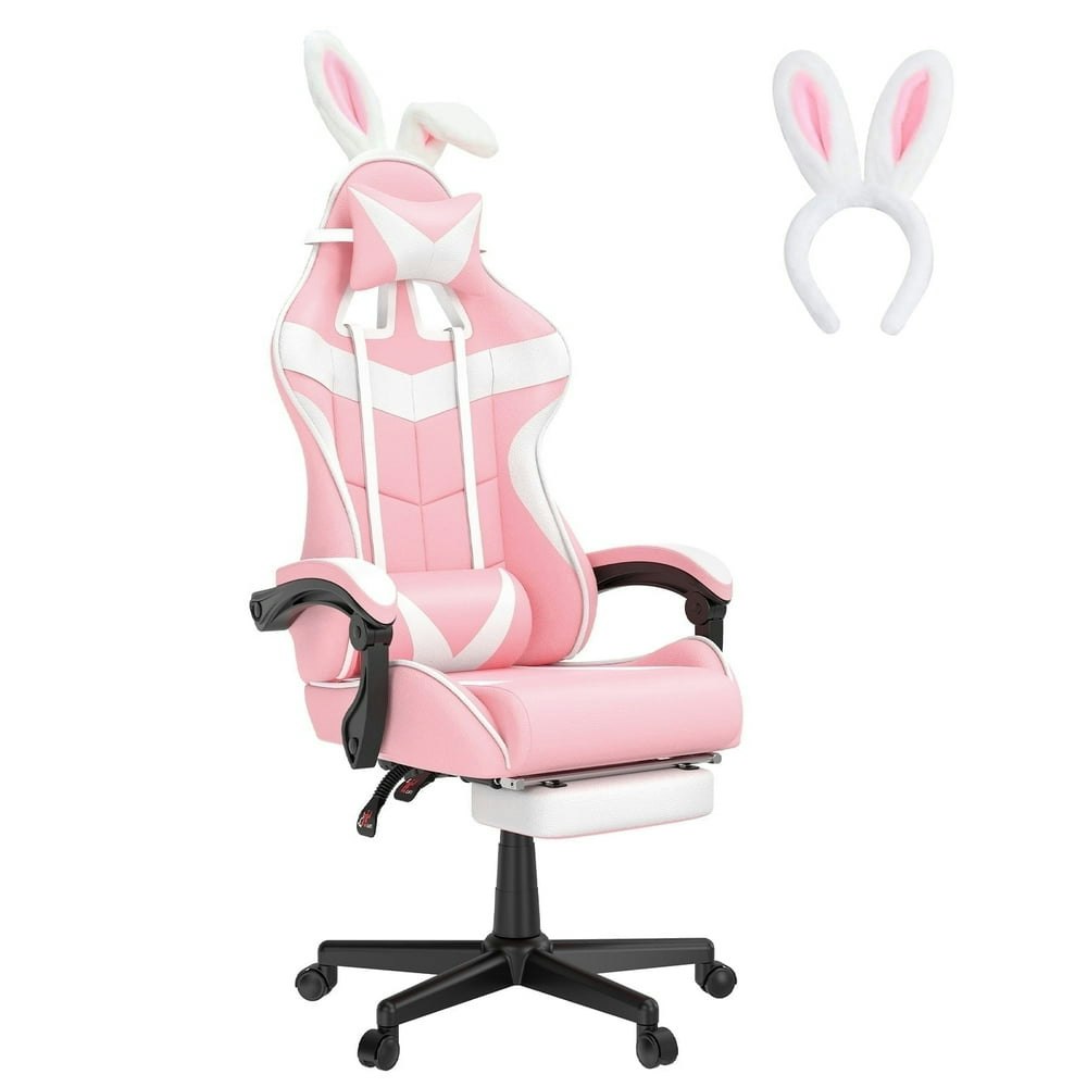 Soontrans Ergonomic Gaming Chair with Footrest and Massage Lumbar Pillow: $62.63 Soontrans Ergonomic Gaming Chair with Footrest and Massage Lumbar Pillow: $62.63