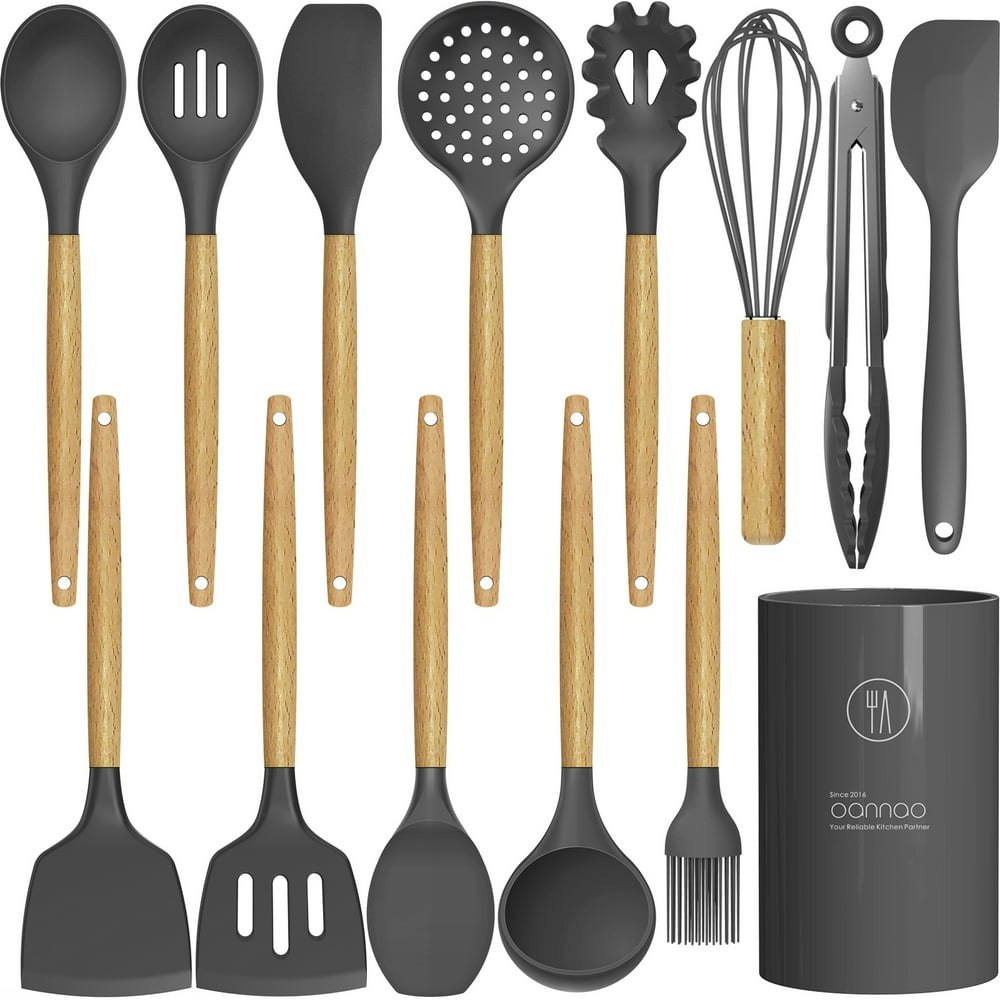 Oannao Silicone Cooking Utensil Set: $21.99 Oannao Silicone Cooking Utensil Set: $21.99