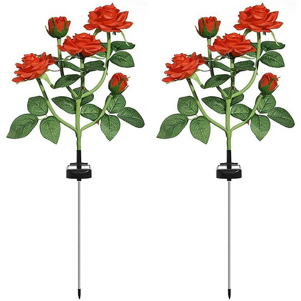 Qishi Solar Red LED Landscape and Walkway Light 2-Pack: $17.95 Qishi Solar Red LED Landscape and Walkway Light 2-Pack: $17.95