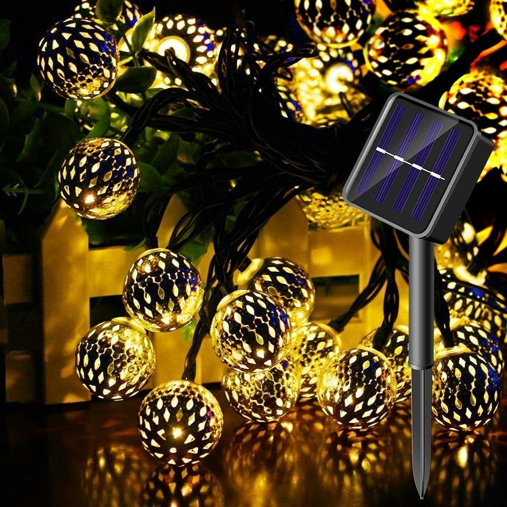 Qishi 20LED Solar String Lights: $10 Qishi 20LED Solar String Lights: $10
