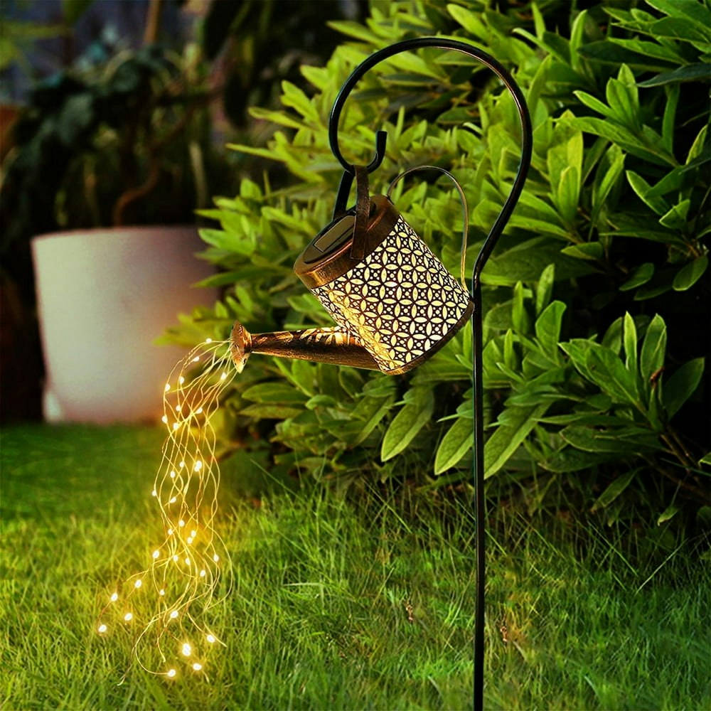 Rirool Solar Watering Can LED Garden Light: $13.29
