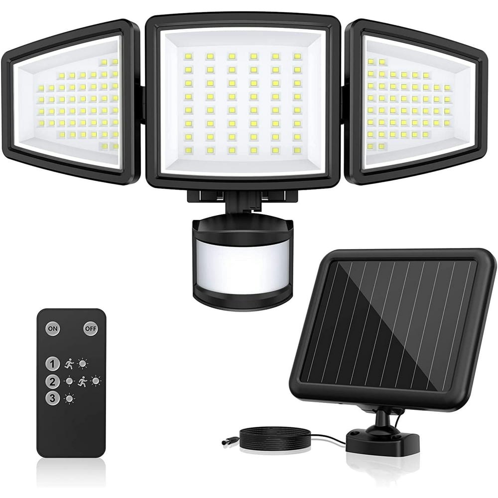 SZRSTH 3,000-Lumen Solar Motion Sensor Flood Light: $35.69 SZRSTH 3,000-Lumen Solar Motion Sensor Flood Light: $35.69