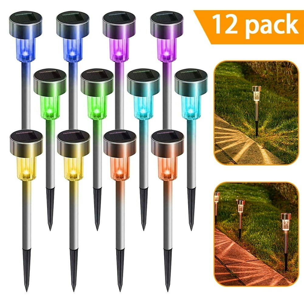 Qishi Solar Garden Lights 12-Pack: $16.96 Qishi Solar Garden Lights 12-Pack: $16.96