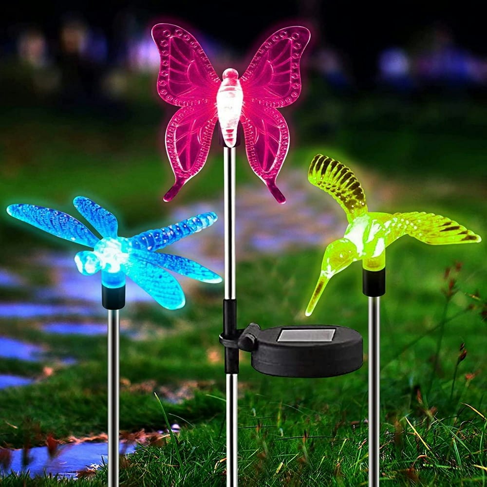 Rirool Solar Garden Stake Lights 3-Pack: $13.99 Rirool Solar Garden Stake Lights 3-Pack: $13.99