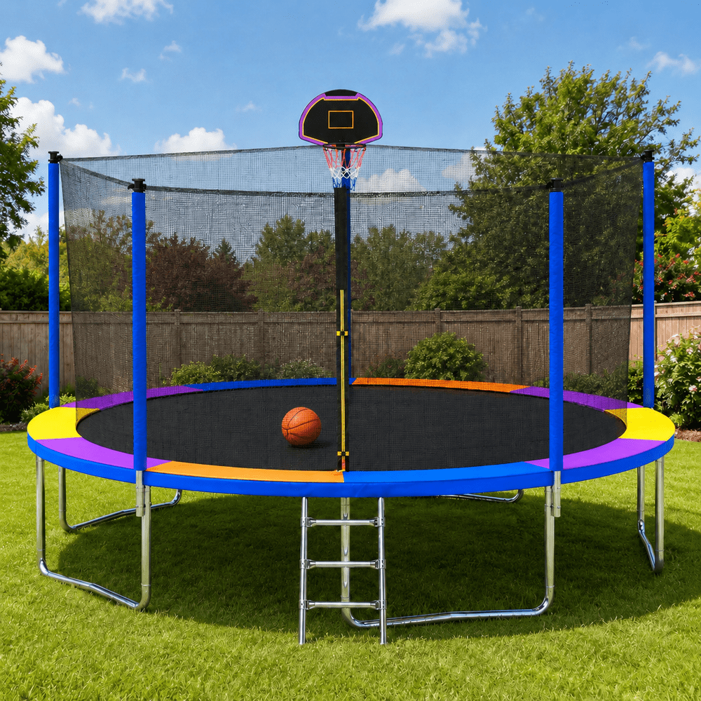 Seizeen 12-Foot Kids Trampoline with Enclosure Net: $139.99 Seizeen 12-Foot Kids Trampoline with Enclosure Net: $139.99