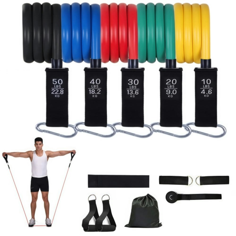 Kibhous Resistance Band Set with Handles: $16.88 Kibhous Resistance Band Set with Handles: $16.88