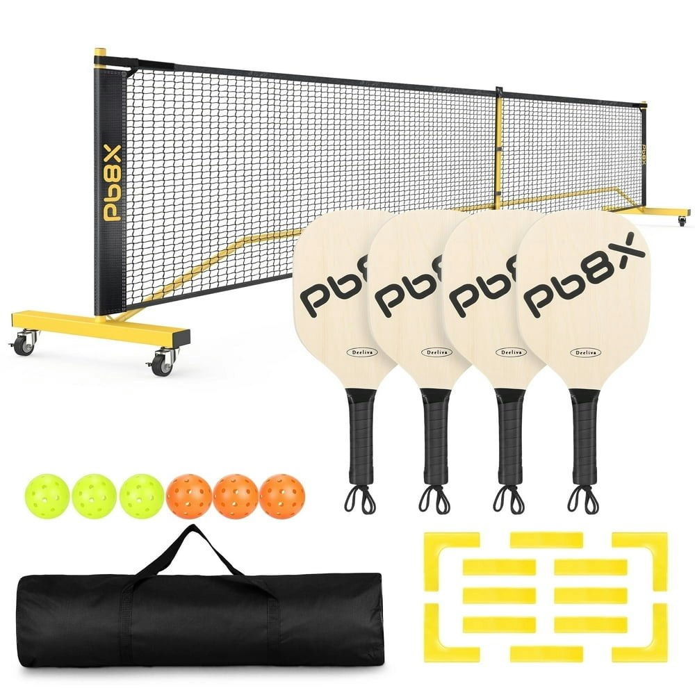 Gikpal 22-Foot Portable Pickleball Net Set: $79.99