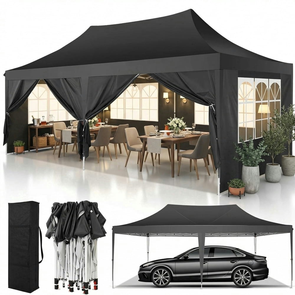 Cobizi 10x20-Foot Pop-Up Canopy Tent with 6 Sidewalls: $199.99 Cobizi 10x20-Foot Pop-Up Canopy Tent with 6 Sidewalls: $199.99
