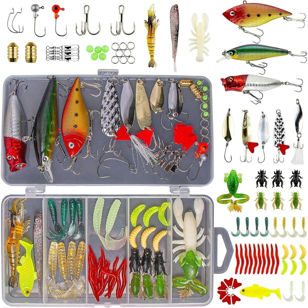 Goando 78-Piece Fishing Lure and Tackle Kit: $12.59 Goando 78-Piece Fishing Lure and Tackle Kit: $12.59