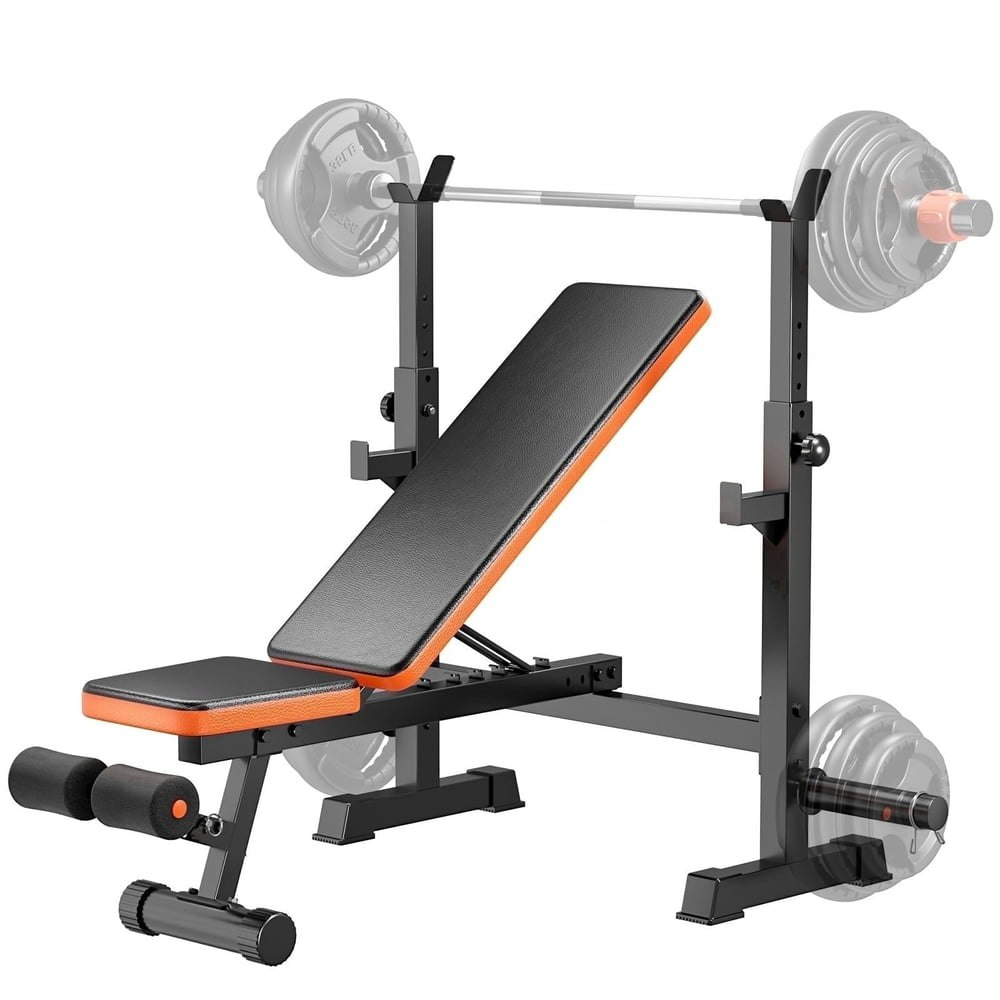 Gikpal 770-Pound 5-in-1 Adjustable Weight Bench with Squat Rack: $92.99 Gikpal 770-Pound 5-in-1 Adjustable Weight Bench with Squat Rack: $92.99