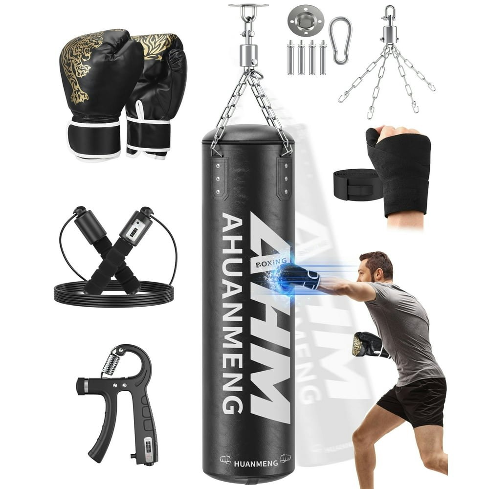 Doulami 4-Foot PU Heavy Punching Bag Kit with 12oz Gloves: $37.15 Doulami 4-Foot PU Heavy Punching Bag Kit with 12oz Gloves: $37.15