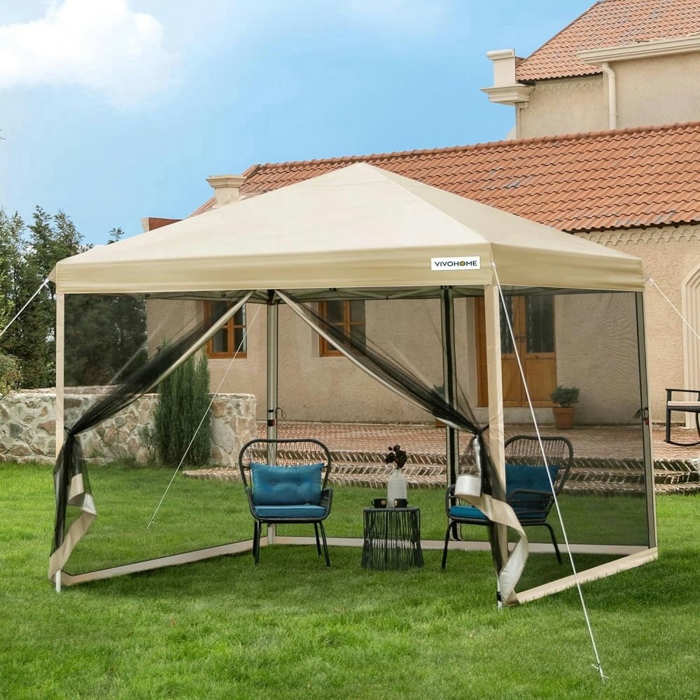 Specstar 8' x 8' Pop-Up Canopy with Mesh Netting: $108.99 Specstar 8' x 8' Pop-Up Canopy with Mesh Netting: $108.99