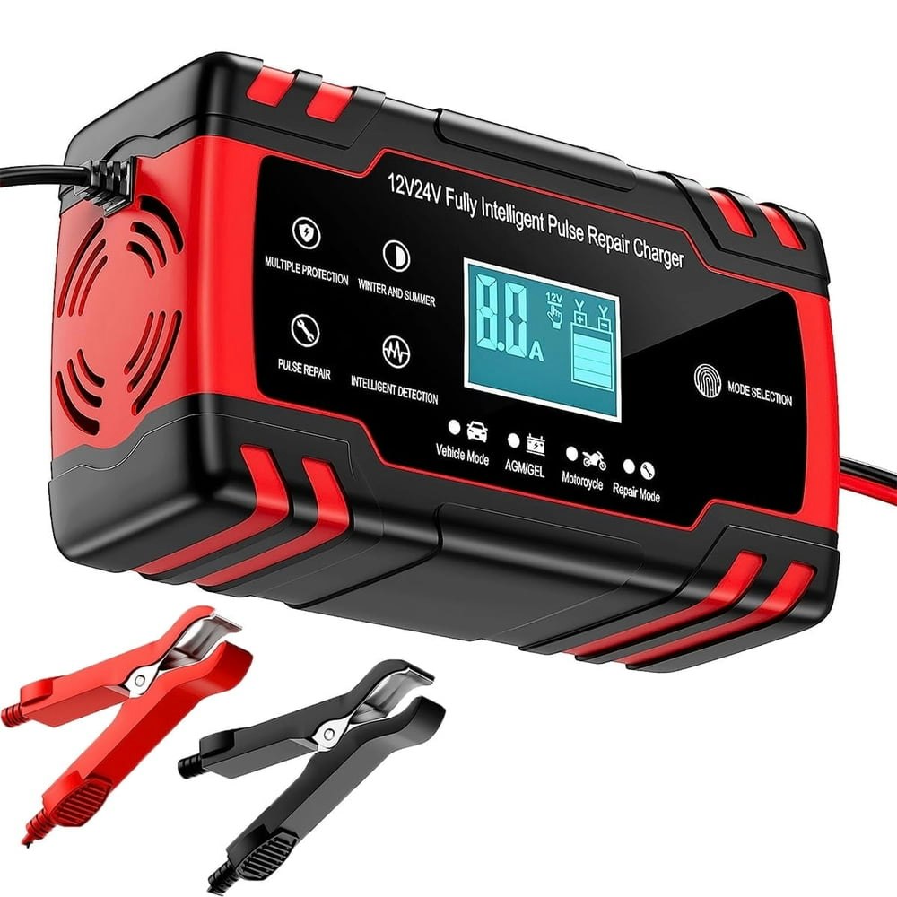 Sentryse 8-Amp 12V and 24V Automatic Battery Charger and Maintainer: $23.39 Sentryse 8-Amp 12V and 24V Automatic Battery Charger and Maintainer: $23.39