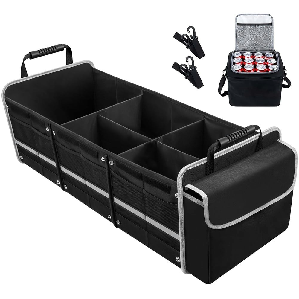 Cshidworld 4-in-1 Collapsible Car Trunk Organizer and Cooler Bag: $32.39