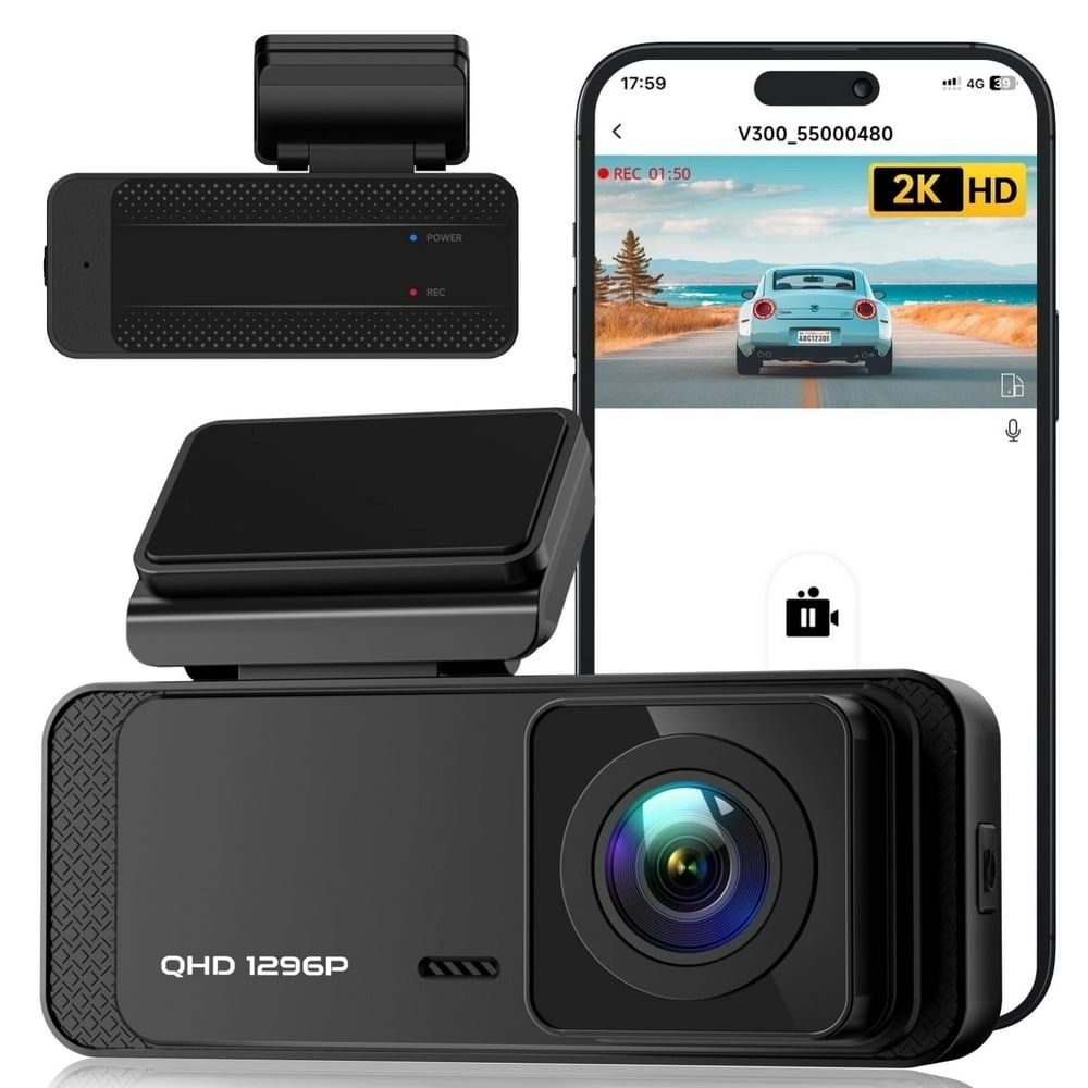 Ecomoment 1296P WiFi Dash Cam: $19.99 Ecomoment 1296P WiFi Dash Cam: $19.99