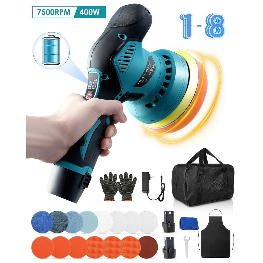 Alilyy 6-Inch Cordless Car Buffer Polisher Kit: $42.60 Alilyy 6-Inch Cordless Car Buffer Polisher Kit: $42.60