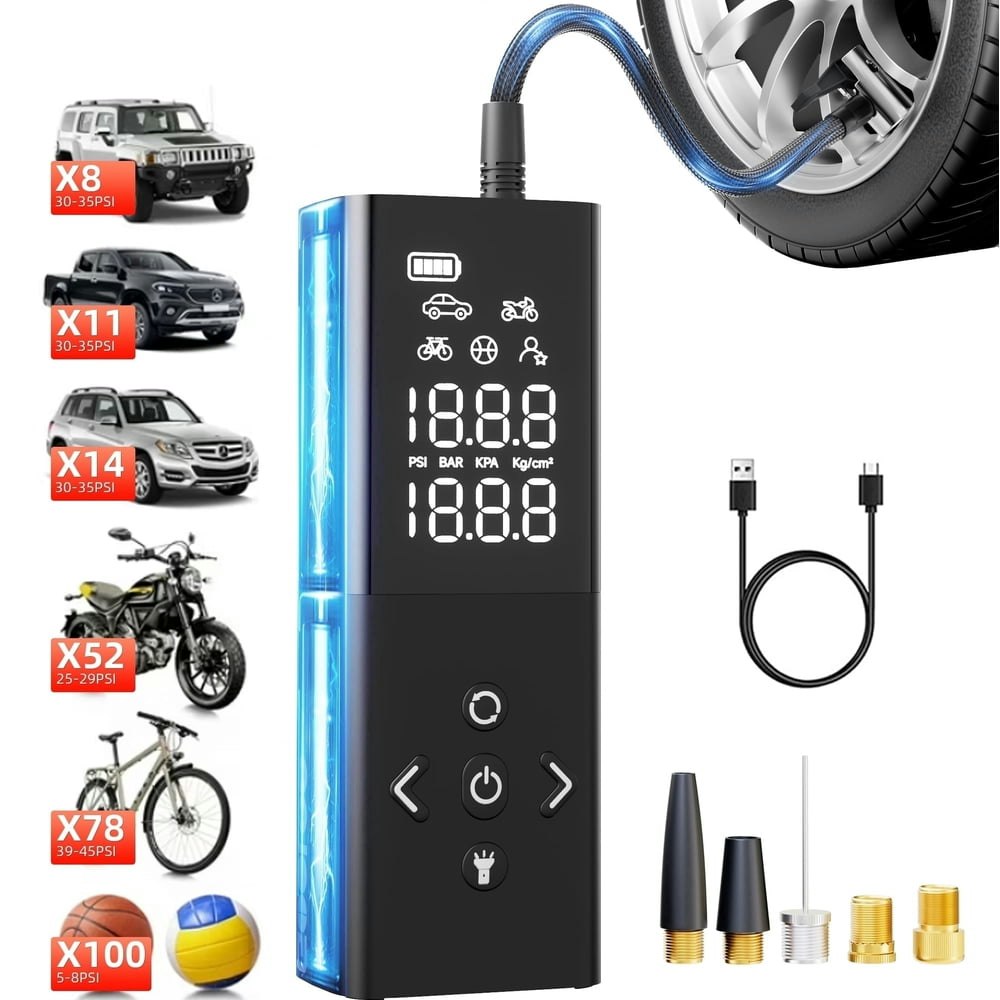 GOOLOO AP150 Cordless Tire Inflator: $27.99