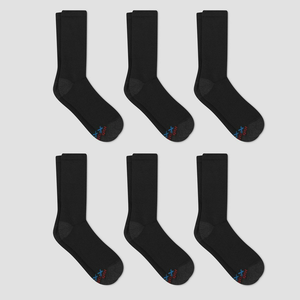 Hanes Premium Men's X-Temp Crew Socks 6-Pack: $19 Hanes Premium Men's X-Temp Crew Socks 6-Pack: $19