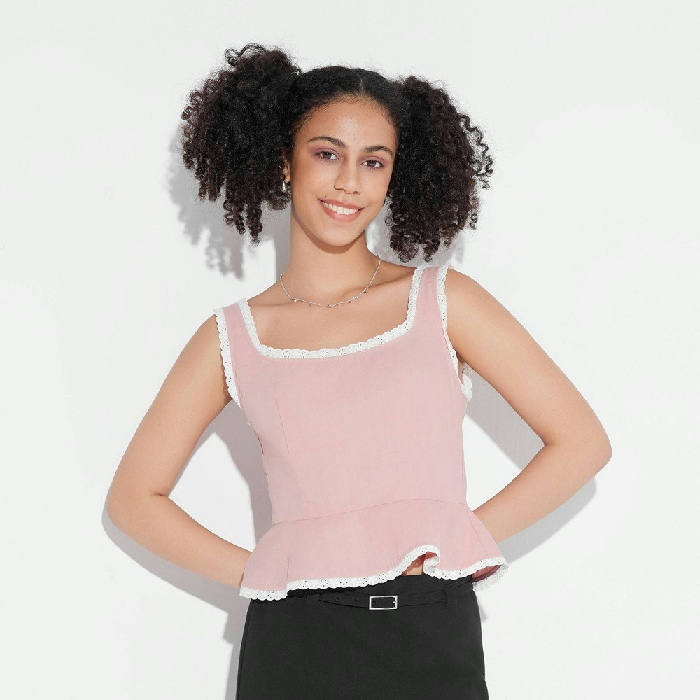 Wild Fable Women's Tie Back Peplum Top 4X: $28 Wild Fable Women's Tie Back Peplum Top 4X: $28