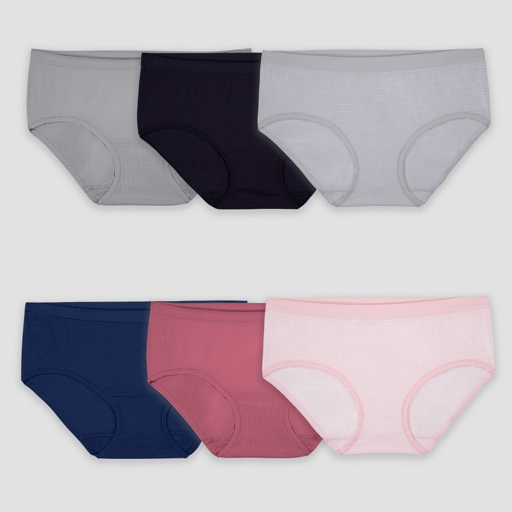 Fruit of the Loom Women's Seamless Hipster Underwear 6-Pack: $17.99