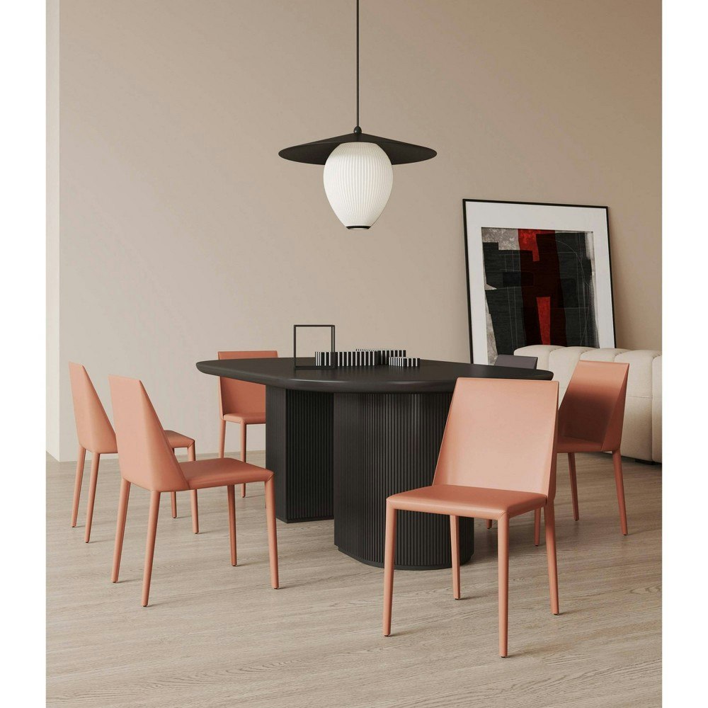 Paris Saddle Leather Dining Chair 4-Pack: $999.99 Paris Saddle Leather Dining Chair 4-Pack: $999.99