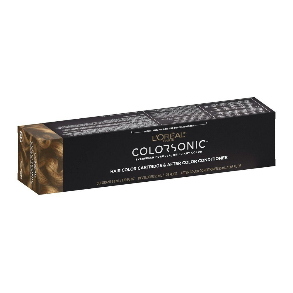 L'Oreal Paris Colorsonic Permanent Hair Color Cartridge 6G: $29.99 L'Oreal Paris Colorsonic Permanent Hair Color Cartridge 6G: $29.99