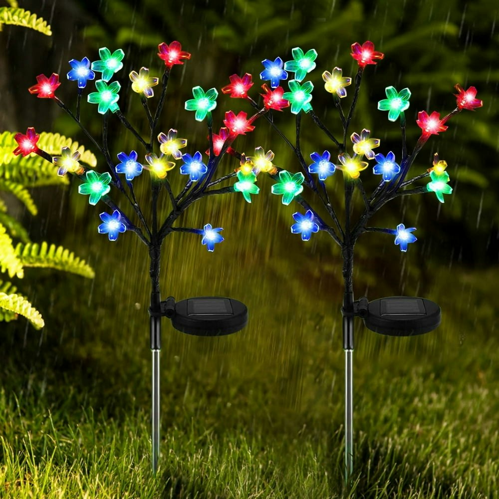 20 LED Solar Fairy Flower Lights 2-Pack: $14.99 20 LED Solar Fairy Flower Lights 2-Pack: $14.99