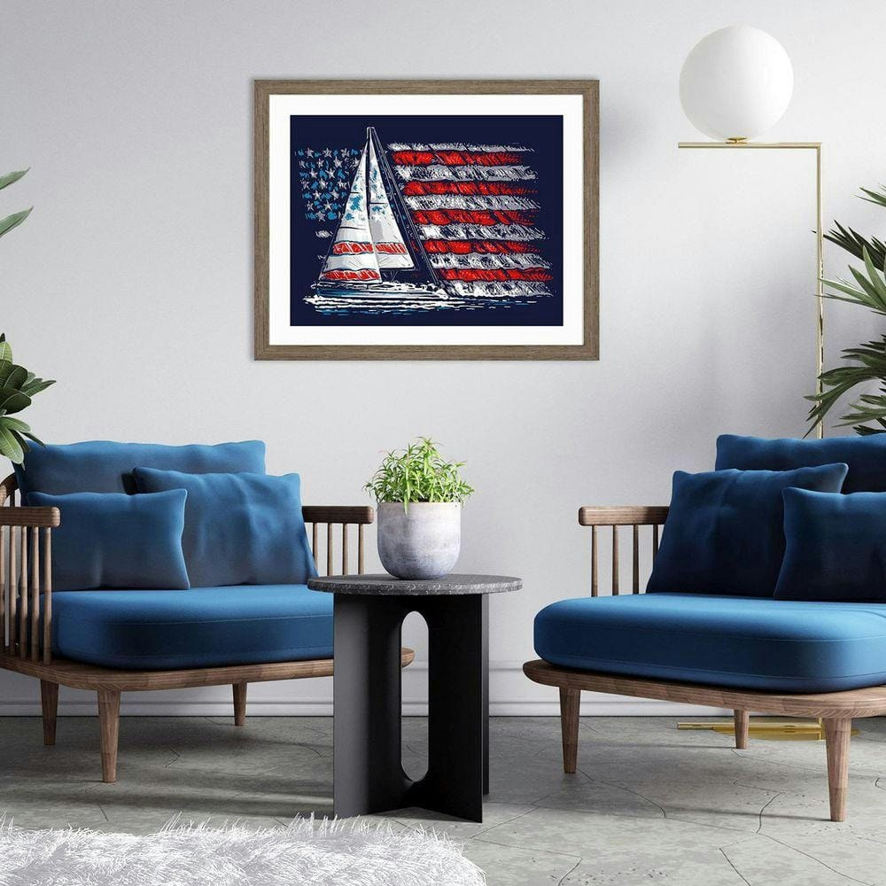Buck Wear Coastal Art Print: $257