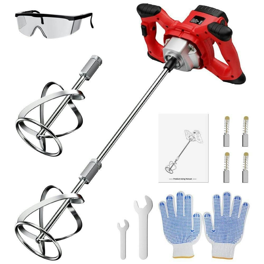 Handheld Electric Cement Mixer 2 Mixing Heads: $115.38 Handheld Electric Cement Mixer 2 Mixing Heads: $115.38