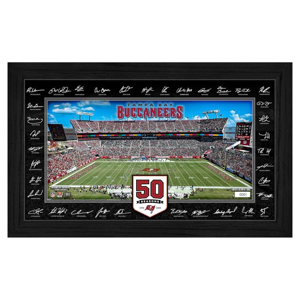 Highland Mint Tampa Bay Buccaneers 12" x 20" Framed Photo: $69.99 Highland Mint Tampa Bay Buccaneers 12" x 20" Framed Photo: $69.99