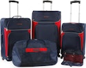 Nautica Oceanview 5-Piece Luggage Set for $134 + free shipping