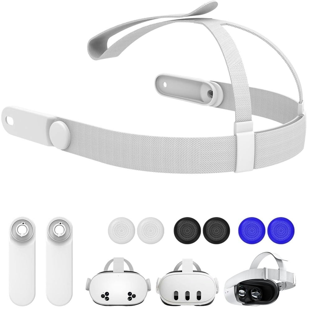 Replacement Head Strap for Meta Quest 2/3/3S with Thumbstick Caps: $16.99 Replacement Head Strap for Meta Quest 2/3/3S with Thumbstick Caps: $16.99