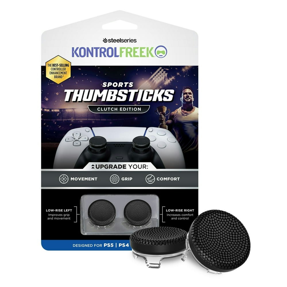 KontrolFreek Performance Thumbsticks Clutch Edition for PlayStation 4/5: $16.99 KontrolFreek Performance Thumbsticks Clutch Edition for PlayStation 4/5: $16.99