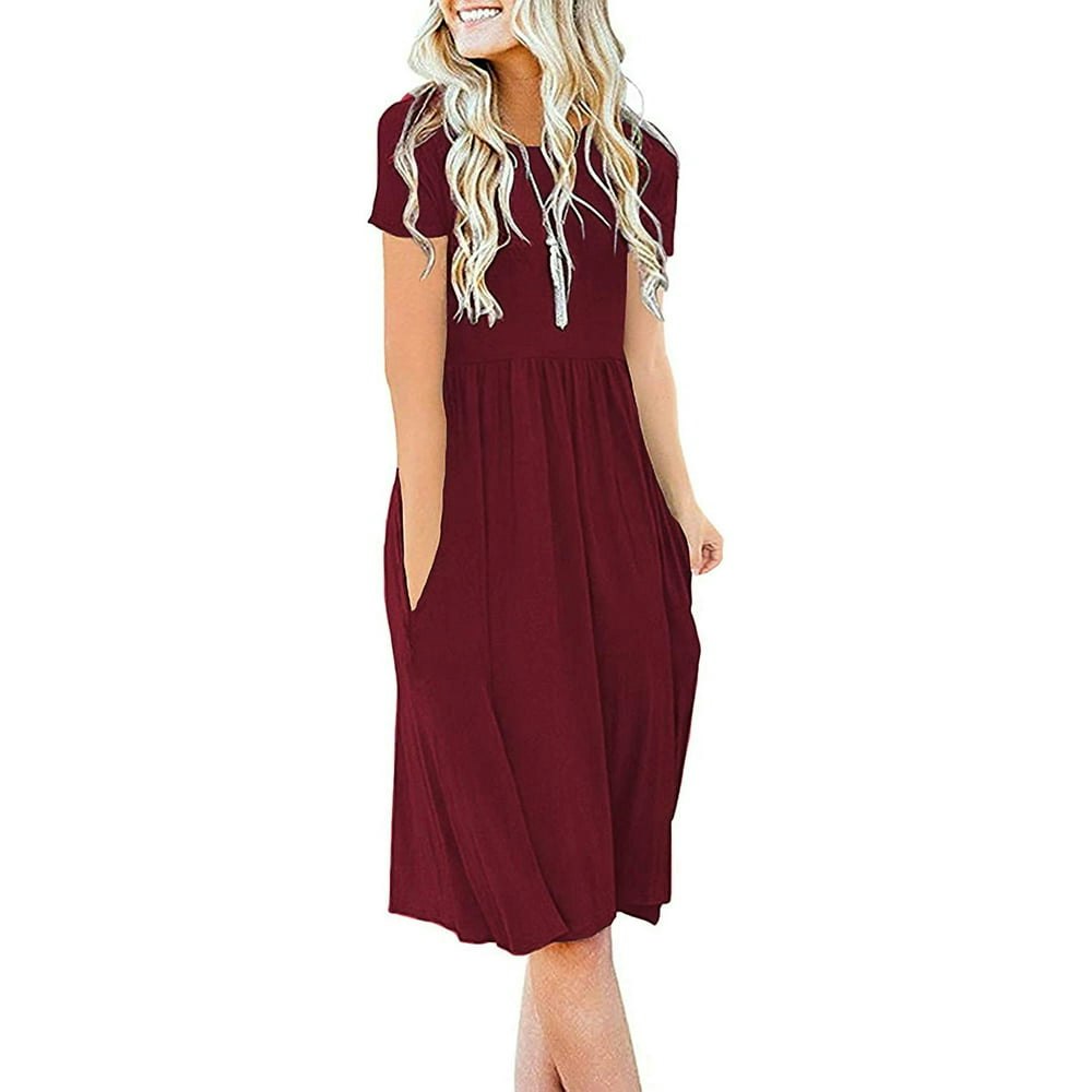 JuneFish Women's Knee Length Dress: $12.89