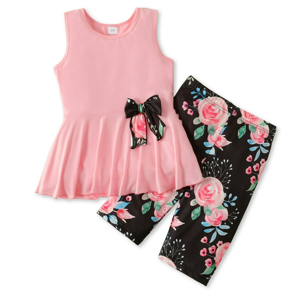 PatPat Girl's Sleeveless Tee and Floral Shorts 2-Piece Set: $14.69 PatPat Girl's Sleeveless Tee and Floral Shorts 2-Piece Set: $14.69