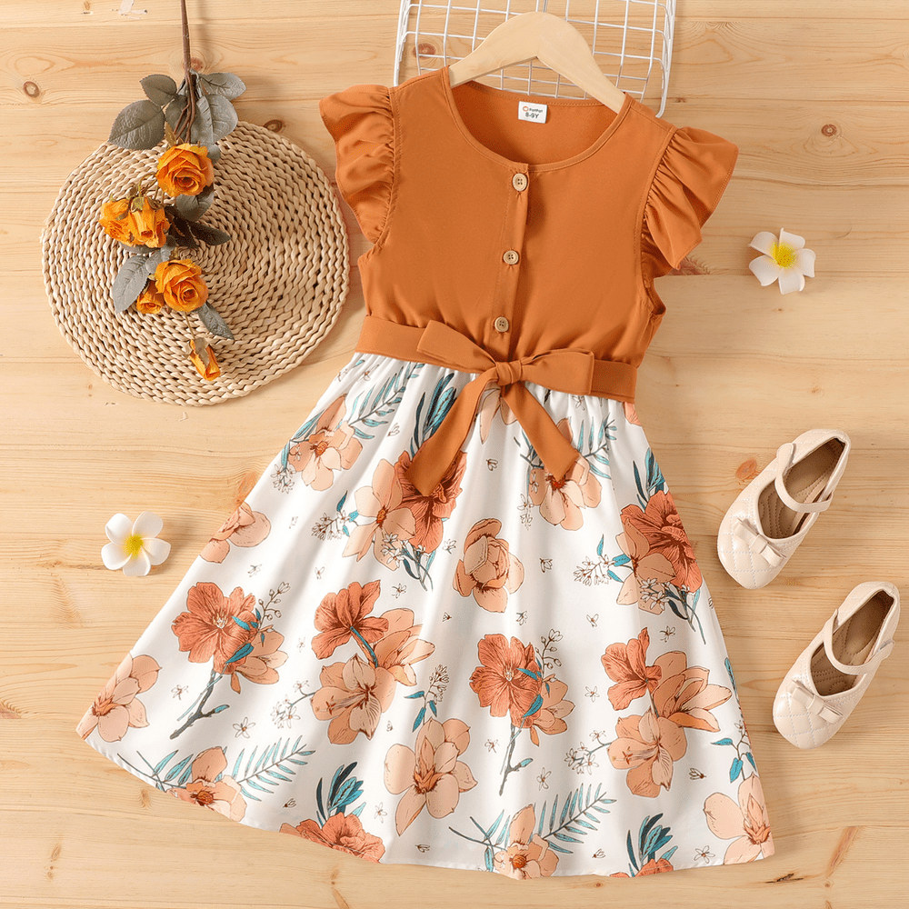 PatPat Girl Floral Ruffled Belted Summer Dress: $13.39 PatPat Girl Floral Ruffled Belted Summer Dress: $13.39