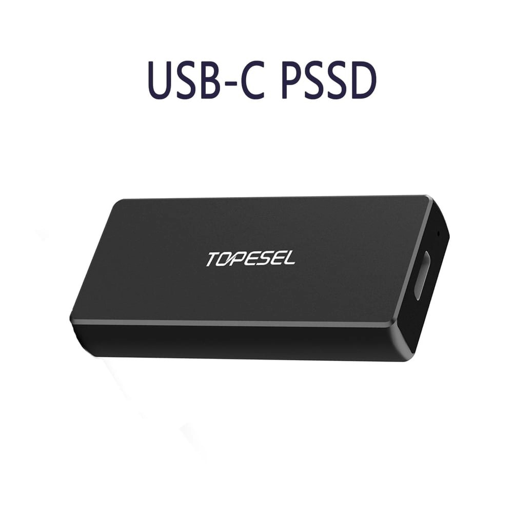 TOPESEL 250GB Portable SSD: $41.99